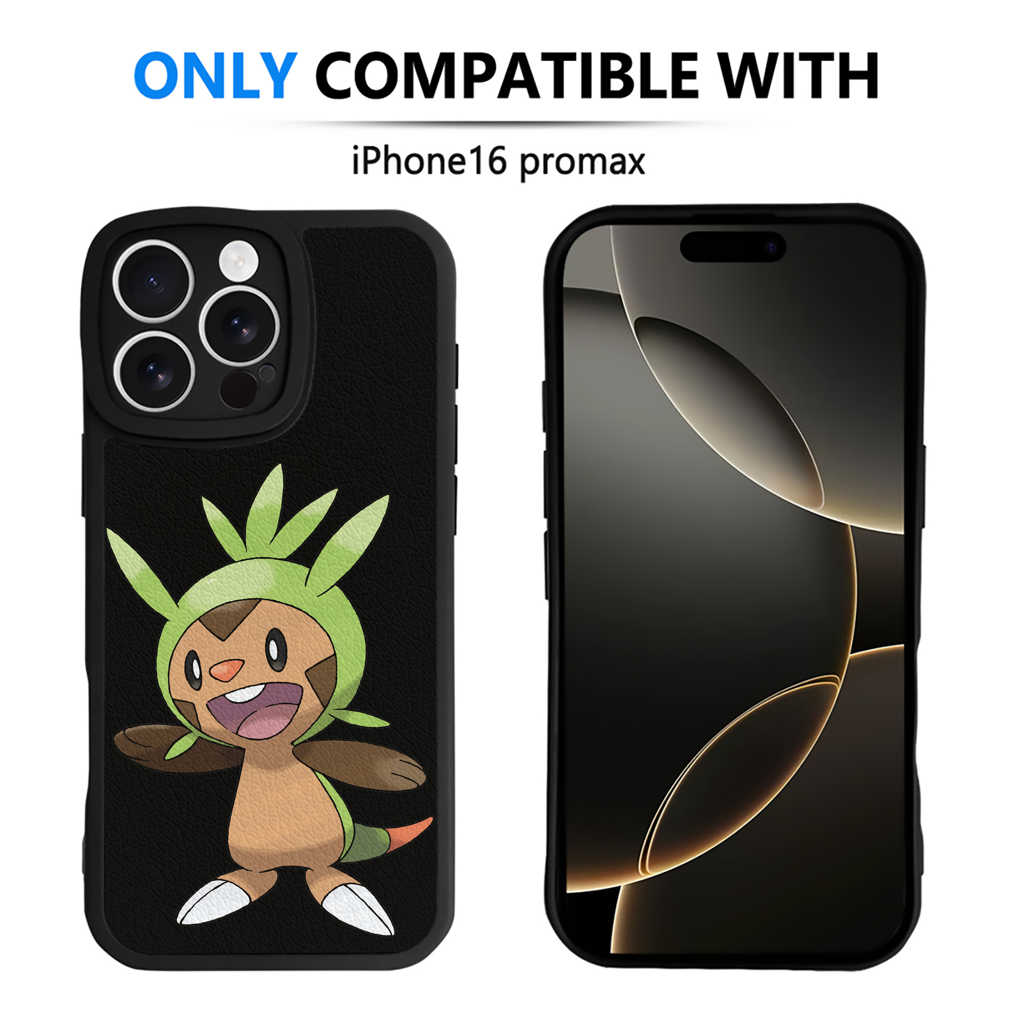 （画像用） ポケットモンスター Pokémon 【iPhone 16シリーズ対応】シリコンスマホケース（レザー調） 材質：シリコン